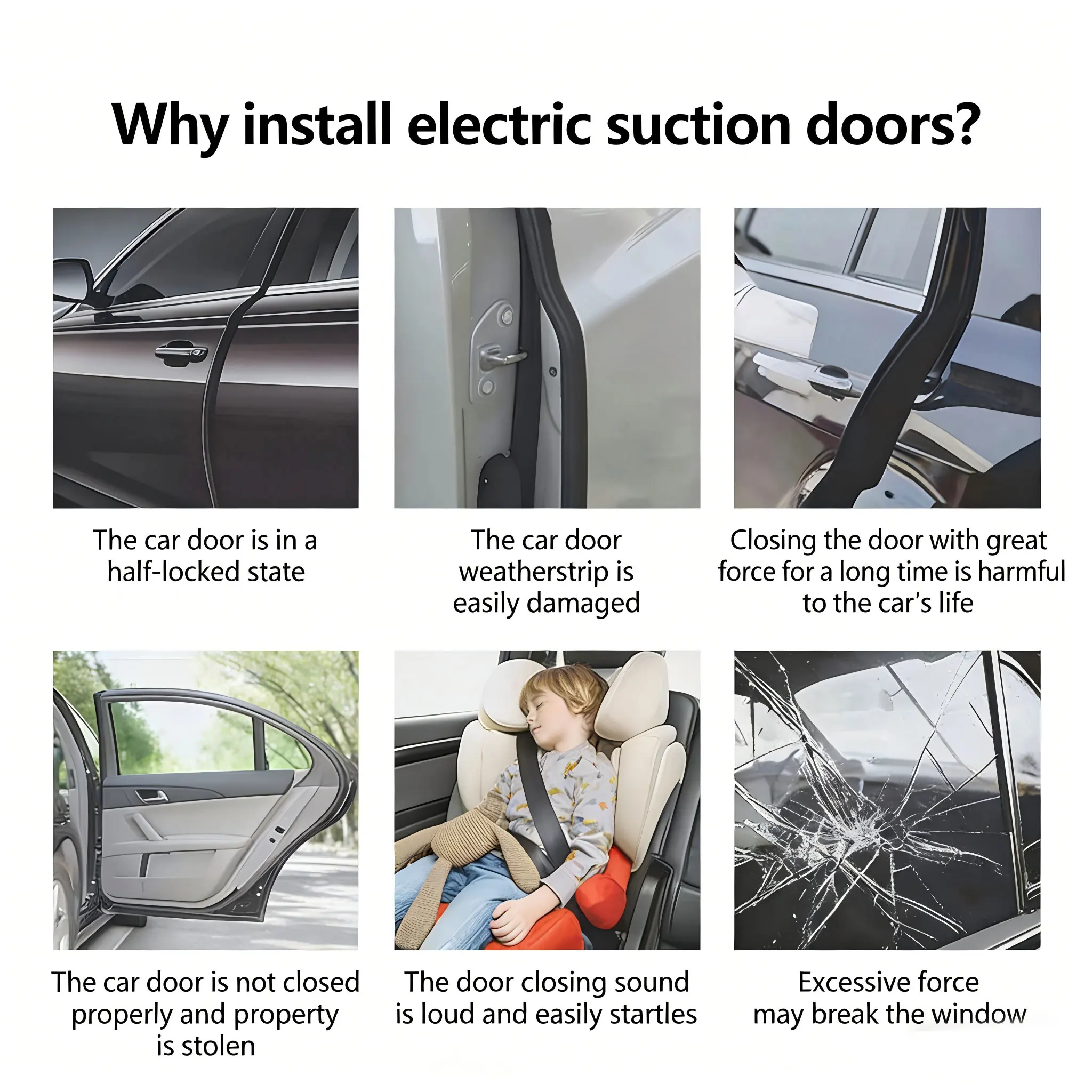 For BMW 3 M3 Series F30/F34/G20/G80 2011-2025 Car Electric Suction Door Power-assisted Closing Door Soft-close Function