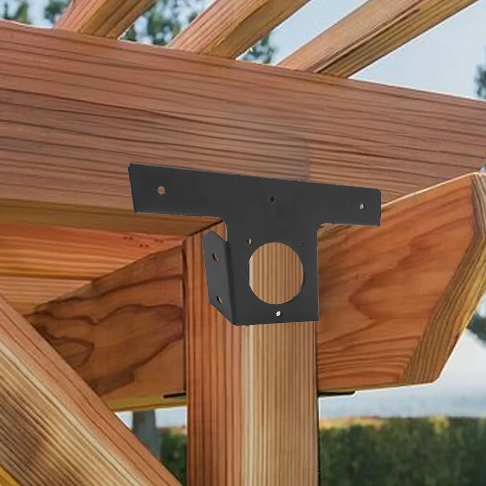 

Actual Size 3.5 X 3.5 3-Way T Brackets Heavy Duty Brackets Adjustable Size Design Black Coated Finish Exceptional Stability