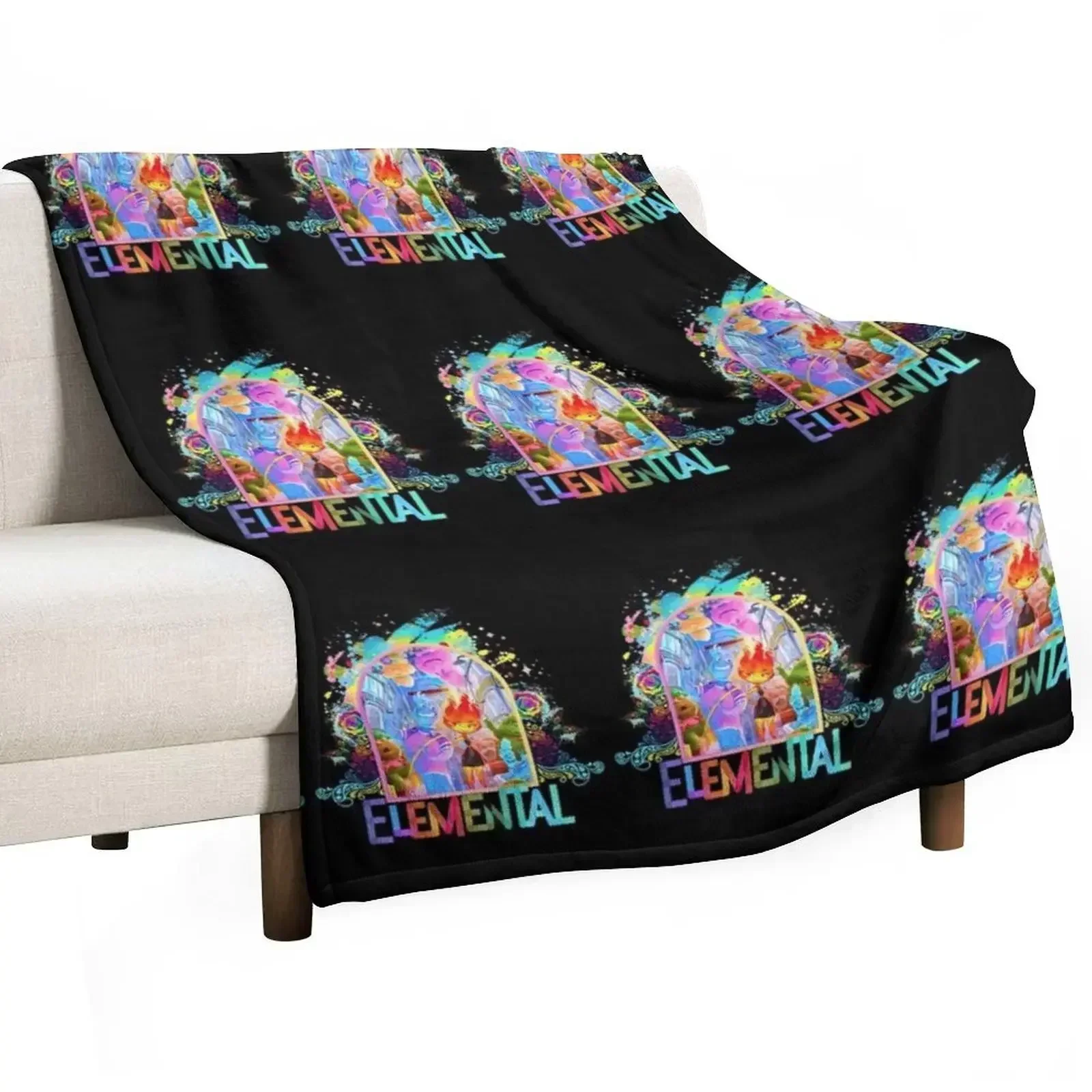 

Elemental Film Throw Blanket Soft Plaid Flannels Decoratives Blankets