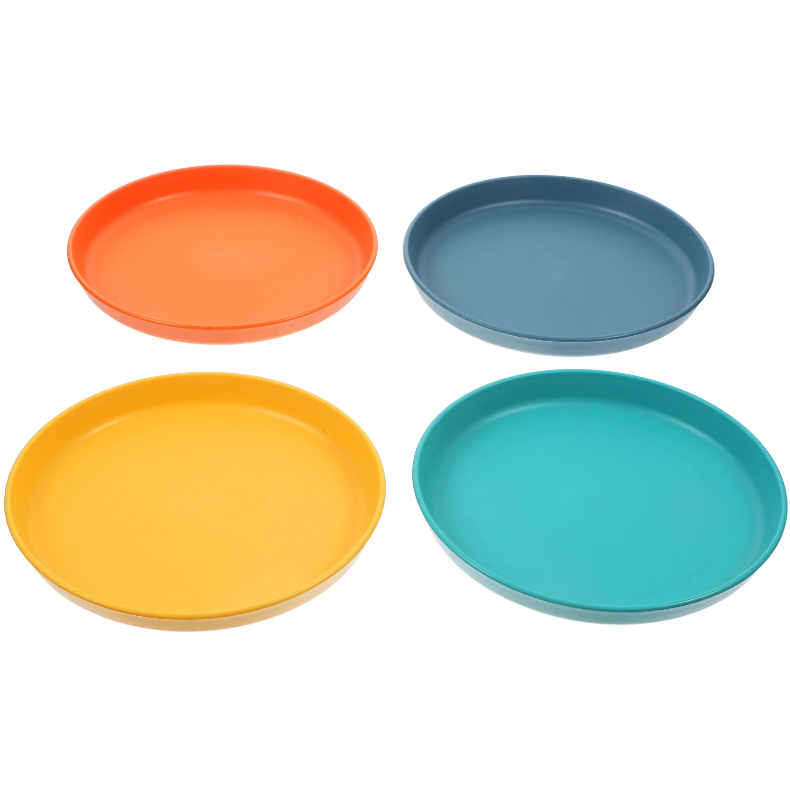 4 Pcs Fatigue-relieving Cat Bowl for Cats Wide Shallow Feeding Water Bowls Indoor Round Food Practical Flat Pet Snacks