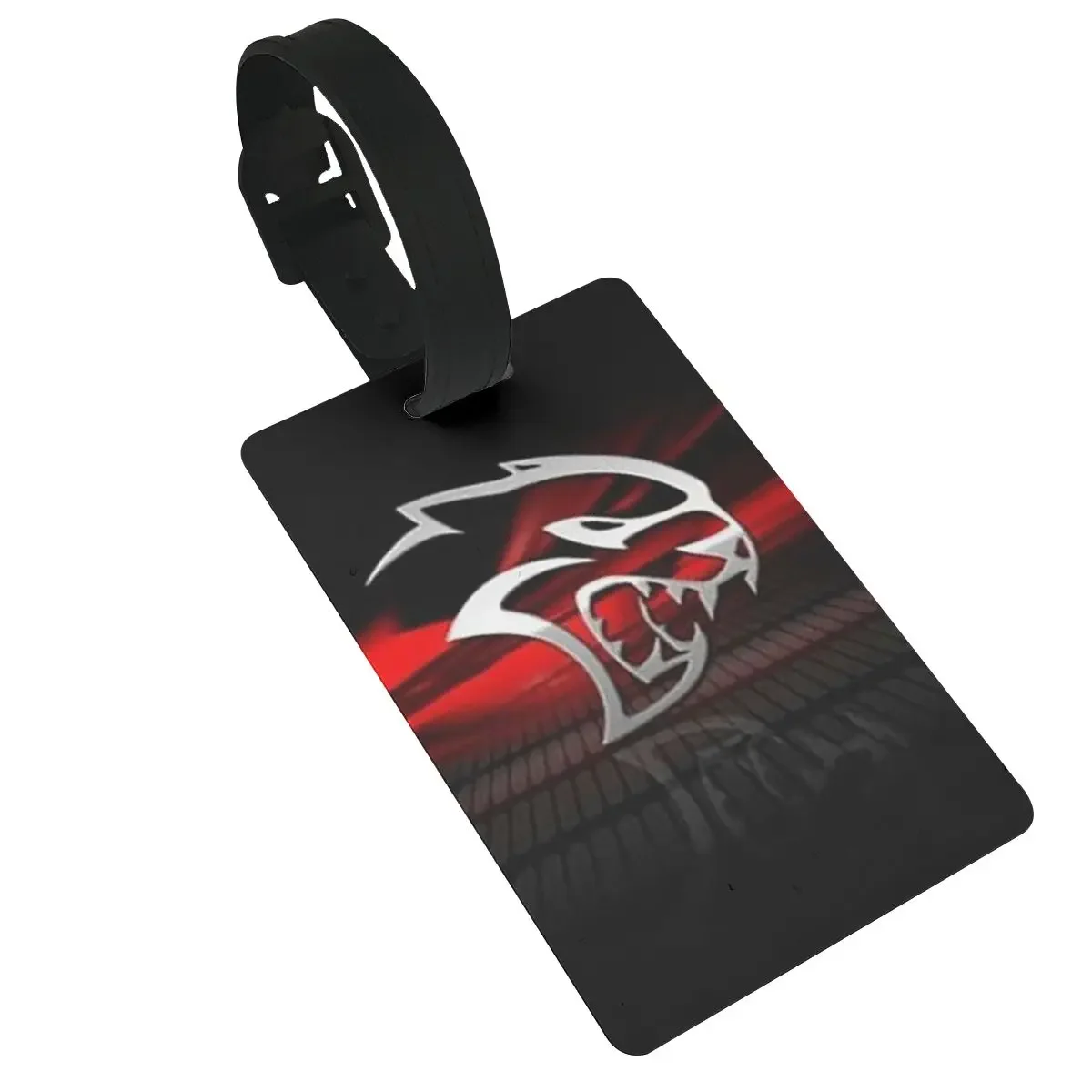 

SRT Hellcat Demon Challenger Car Racing Luggage Tags Suitcase Accessories Travel Baggage Boarding Tag Portable Label