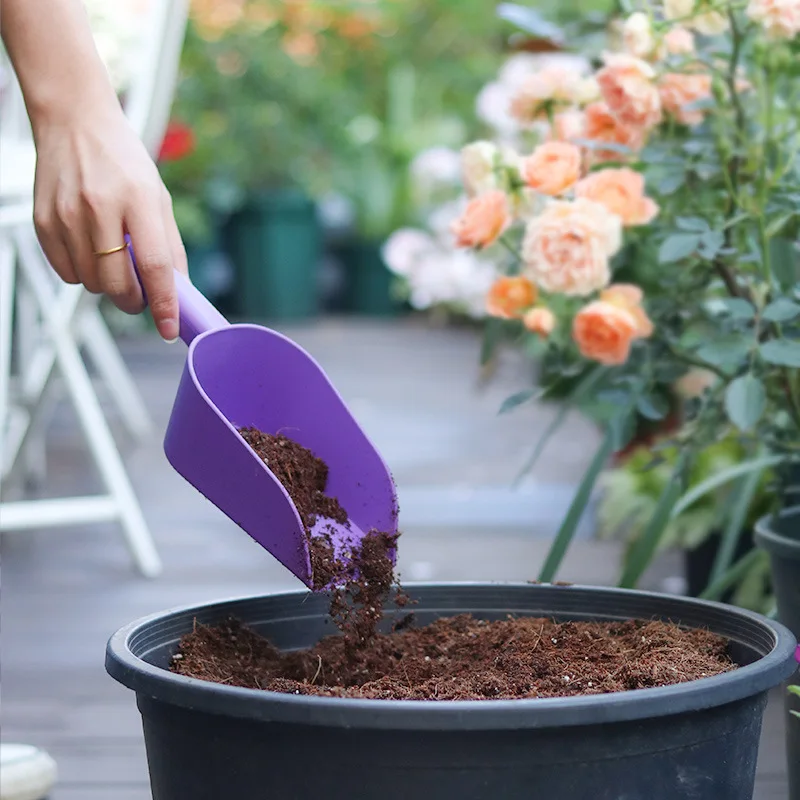 Pá De Solo Espessado De Plástico, Pá De Jardim Doméstico, Lixo De Gato, Ferramenta De Afrouxamento Do Solo, Colher De Jardinagem