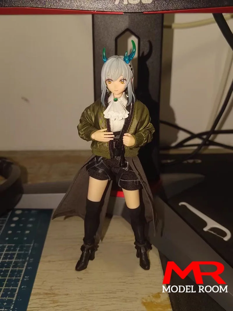 ATStory 1/12 femme T-shirt court veste à glissière vêtements modèle adapté 6 ''SnailShell SHF ML Romankey soldat figurine corps poupée