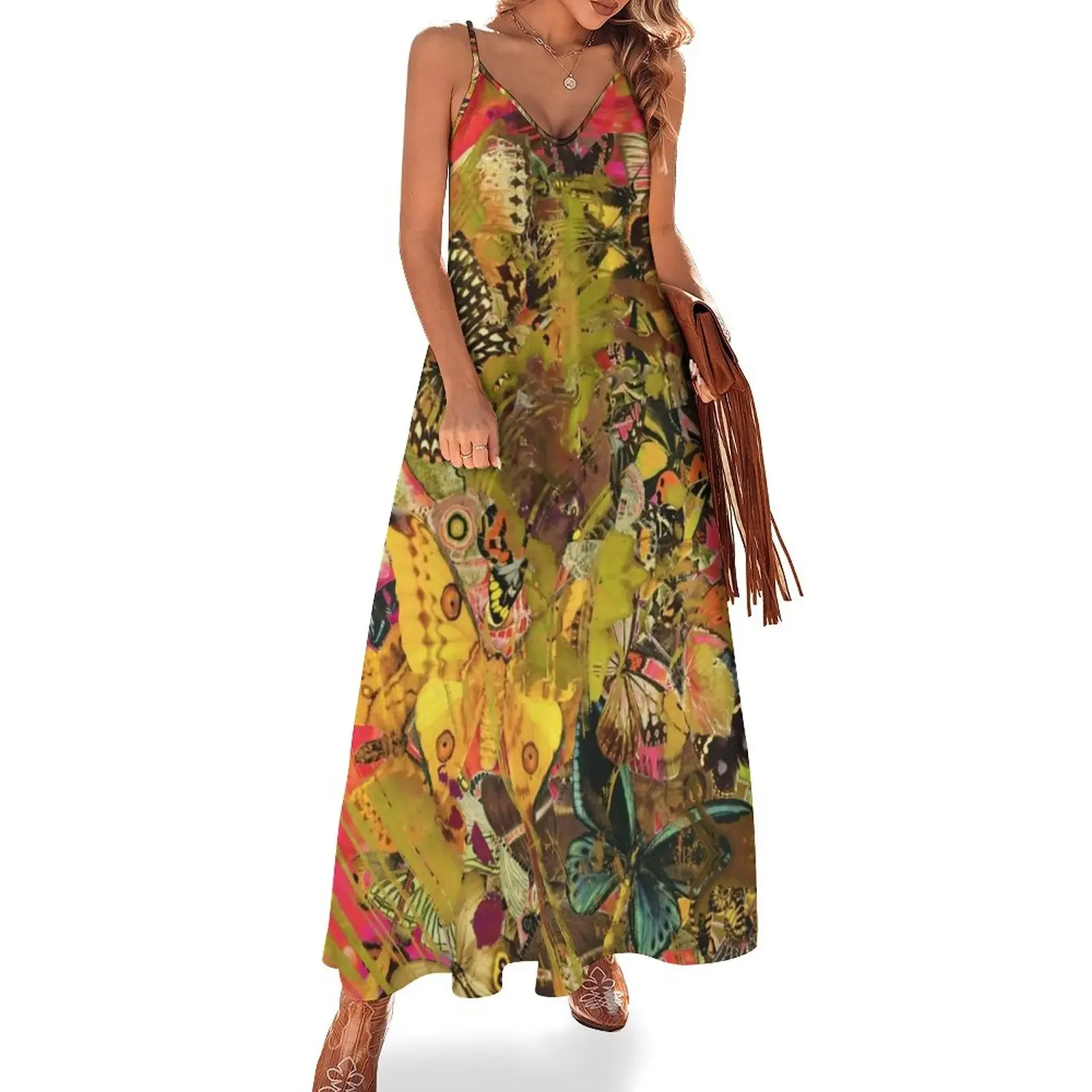 

Butterfly Art - Spring Reflections - Sharon Cummings Sleeveless Dress summer dresses womens 2025 clothes for women