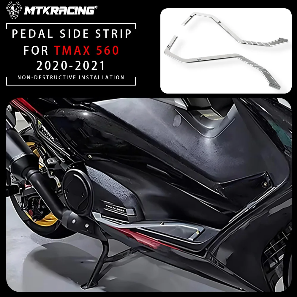 

For YAMAHA TMAX 560 2020-2021 Motorcycle footboard footpads accessories scooter footrest mat