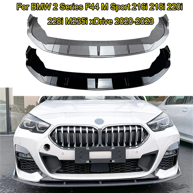 

Car Front Bumper chin Lip Spoiler Splitter Diffuser Kit 2020-2023 For BMW 2 Series F44 M Sport 216i 218i 220i 228i M235i xDrive