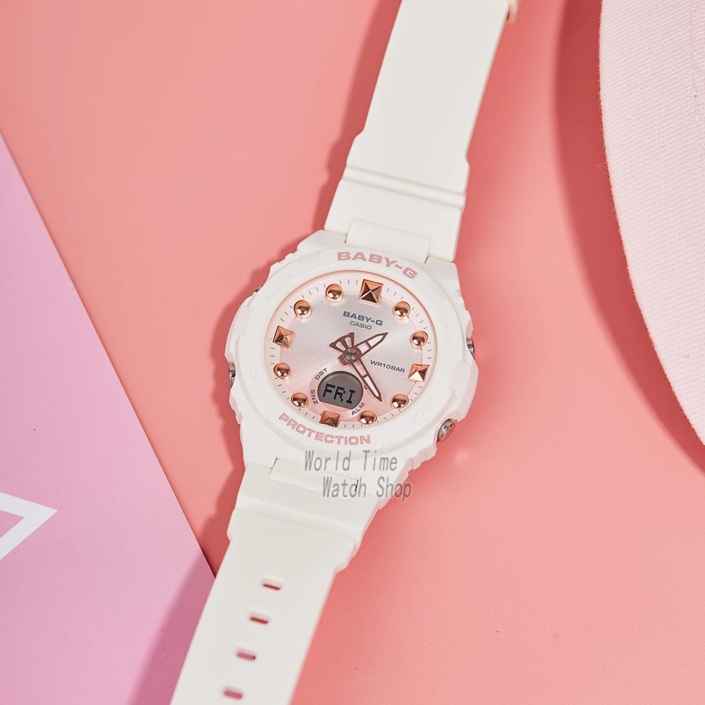 Casio-reloj baby-g para mujer, conjunto de relojes de marca de lujo para mujer, Relojes LED impermeables de 100m, reloj deportivo digital de cuarzo