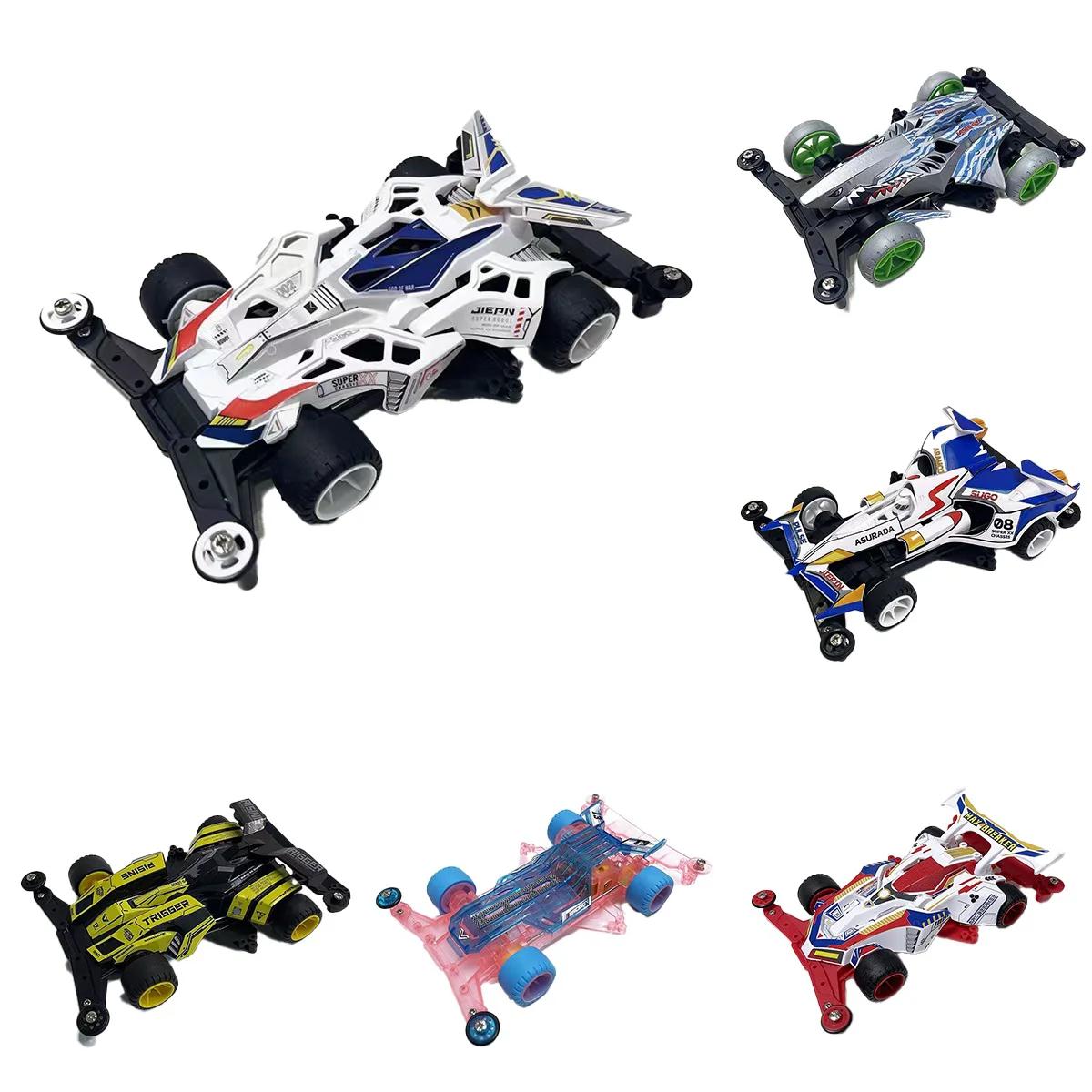 

SXX Chassis Spider King Mini Four-wheel Drive Car 1/32 Scale Super Assembly Model Car, Racing Toy Collection & Gifts