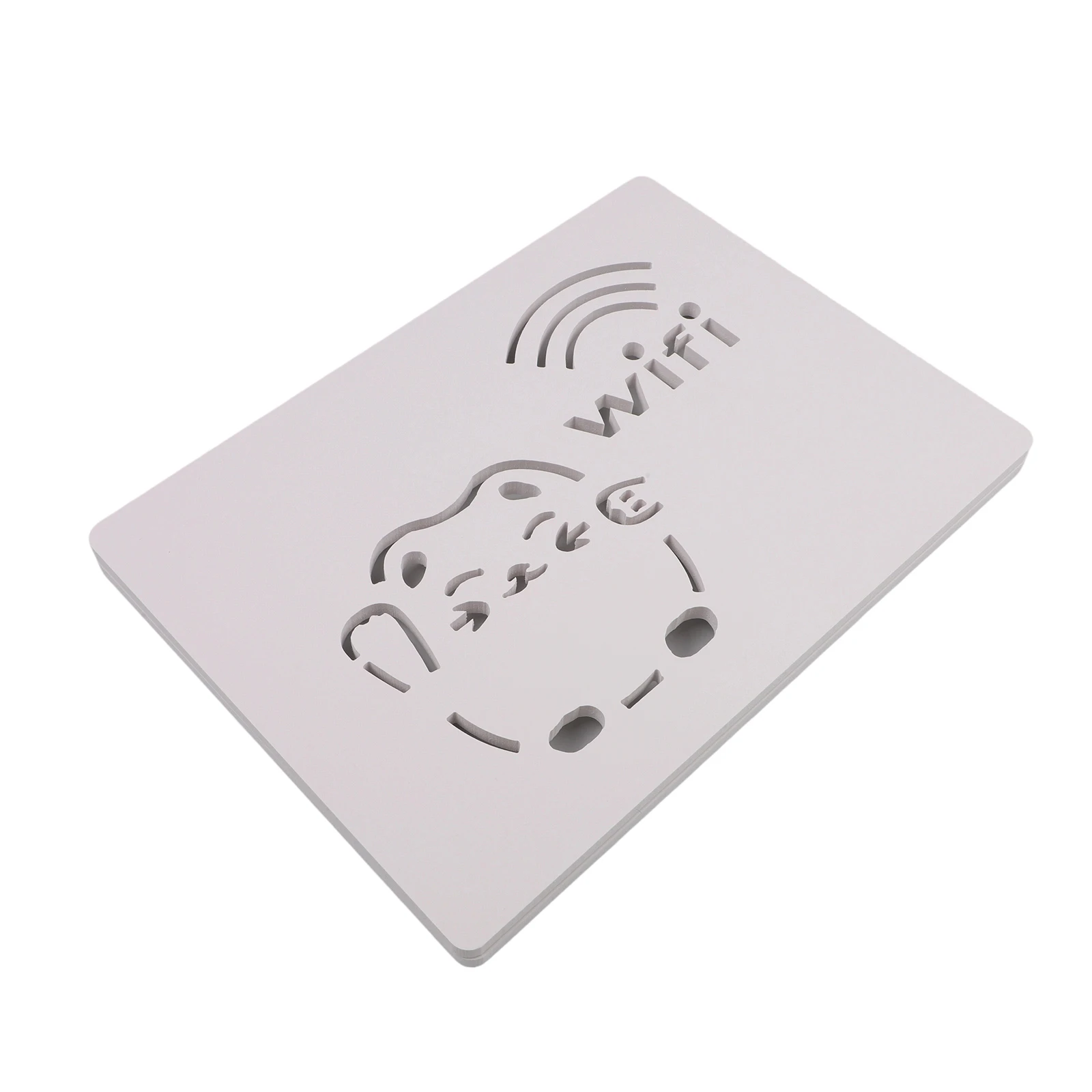 Wood Plastic Board Decorative Cover Flip Top Design For Electric Meter Box Weak Current Box Living Room Distribution Panel 35x25