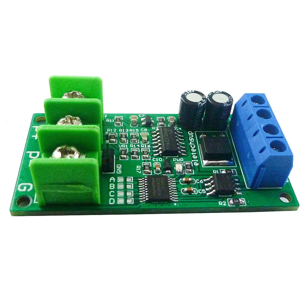 -20-400 Celsius PT100 Detector de temperatura termopar RTD Sensor Tester convertidor RS485 Modbus Rtu