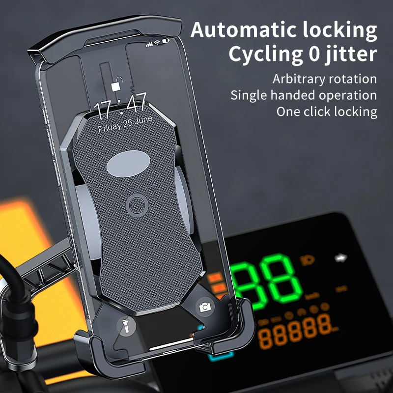 

Держатель для телефона на открытом воздухе, держатель для телефона на электрическом велосипеде, зеркало заднего вида на вынос, держатель для телефона на мотоцикле для iPhone xiaomi