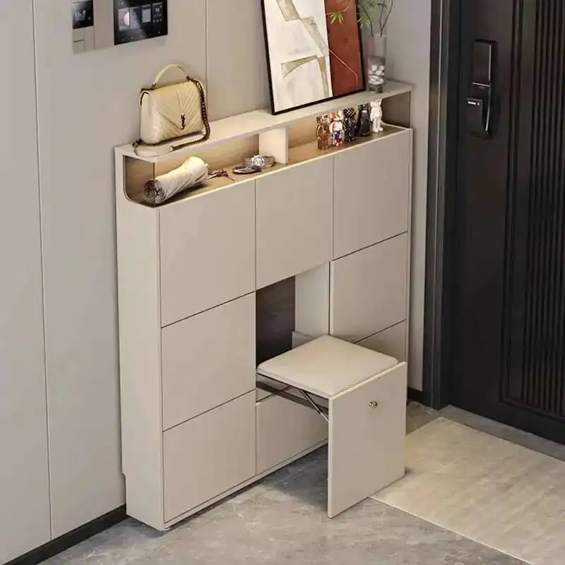 

Rack Modern Shoe Vertical Space Portable Saving Shoe Cabinet Living Room Storage Zapatera Organizador Entrance Hall Furniture