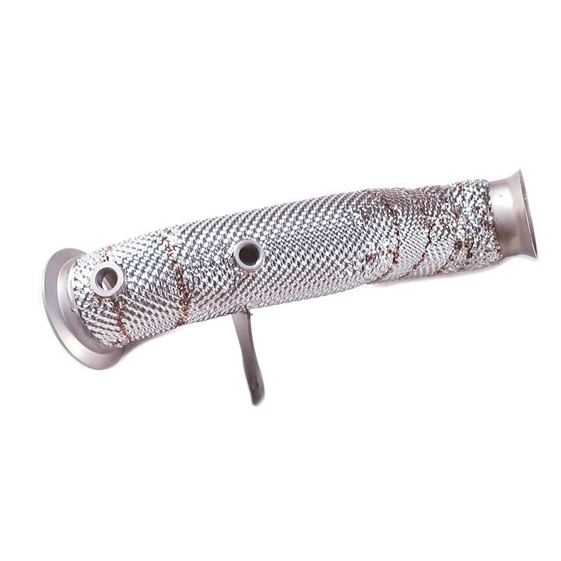 

Applicable to Mercedes-Benz SLC260 2.0T R172 304 stainless steel high-performance no Cat downpipe exhaust kit with insulation