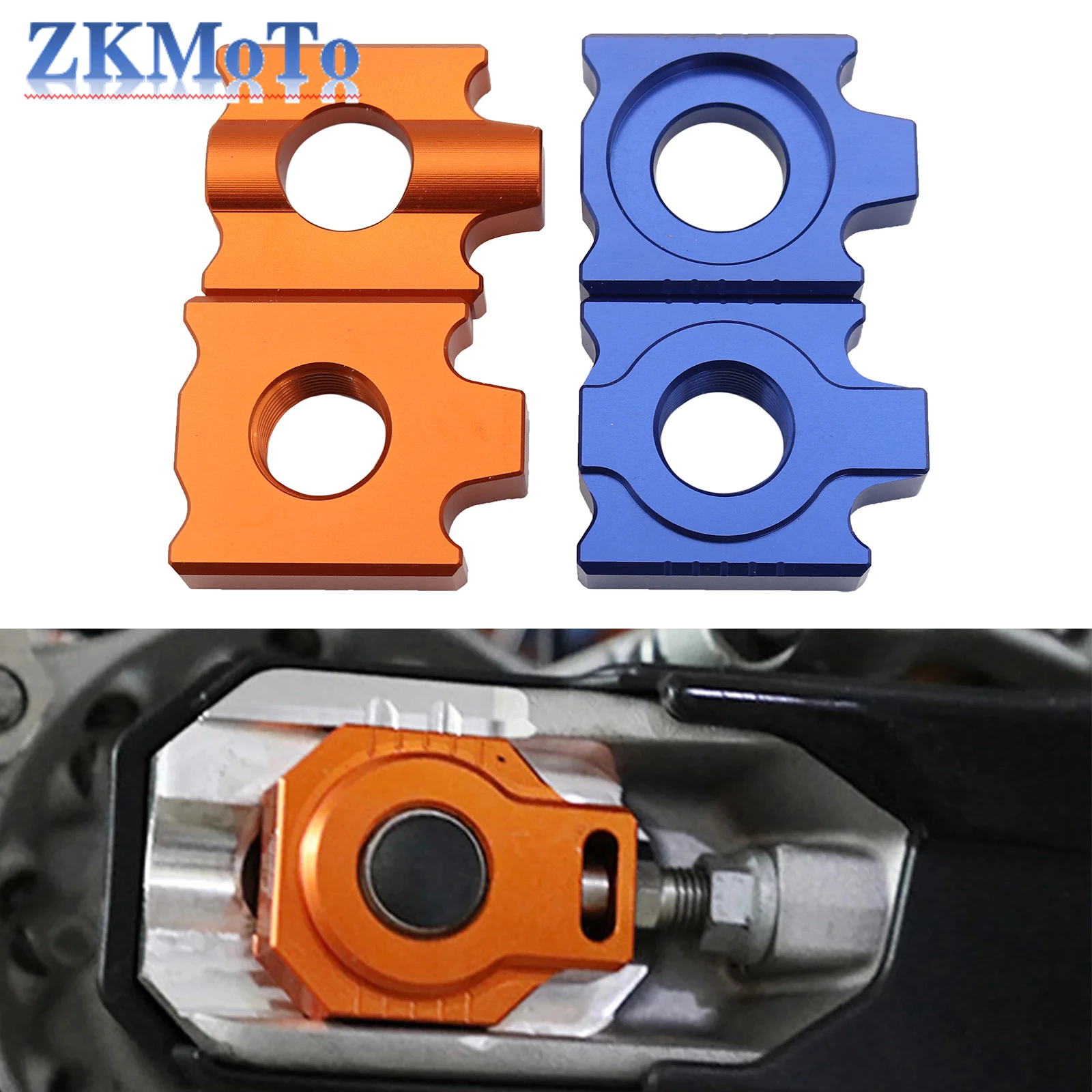 20mm Motorcycle CNC Chain Regulator Chain Tightener For KTM SX SXF XC XCF XCW XCWF EXC EXCF 125 150 250 350 450 500 530 2008-22