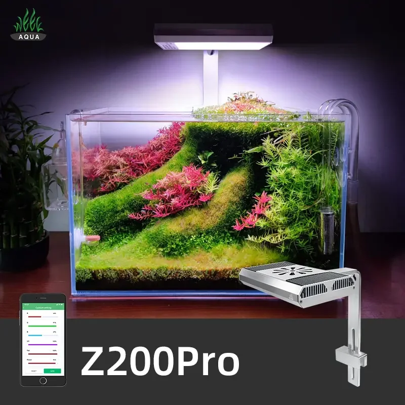 LED Aquarium Lights for Aquarium Plants with Timer and Dimmer Function Silent Fans