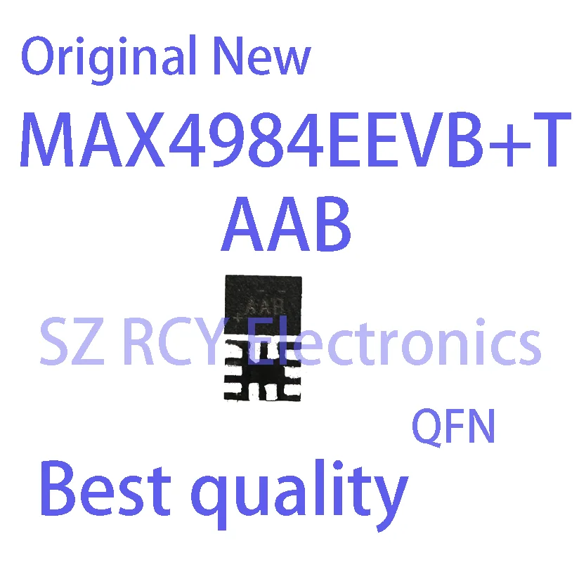 (5-10 PCS)NEW MAX4984EEVB+T MAX4984 Top Mark AAB QFN IC Chip electronic