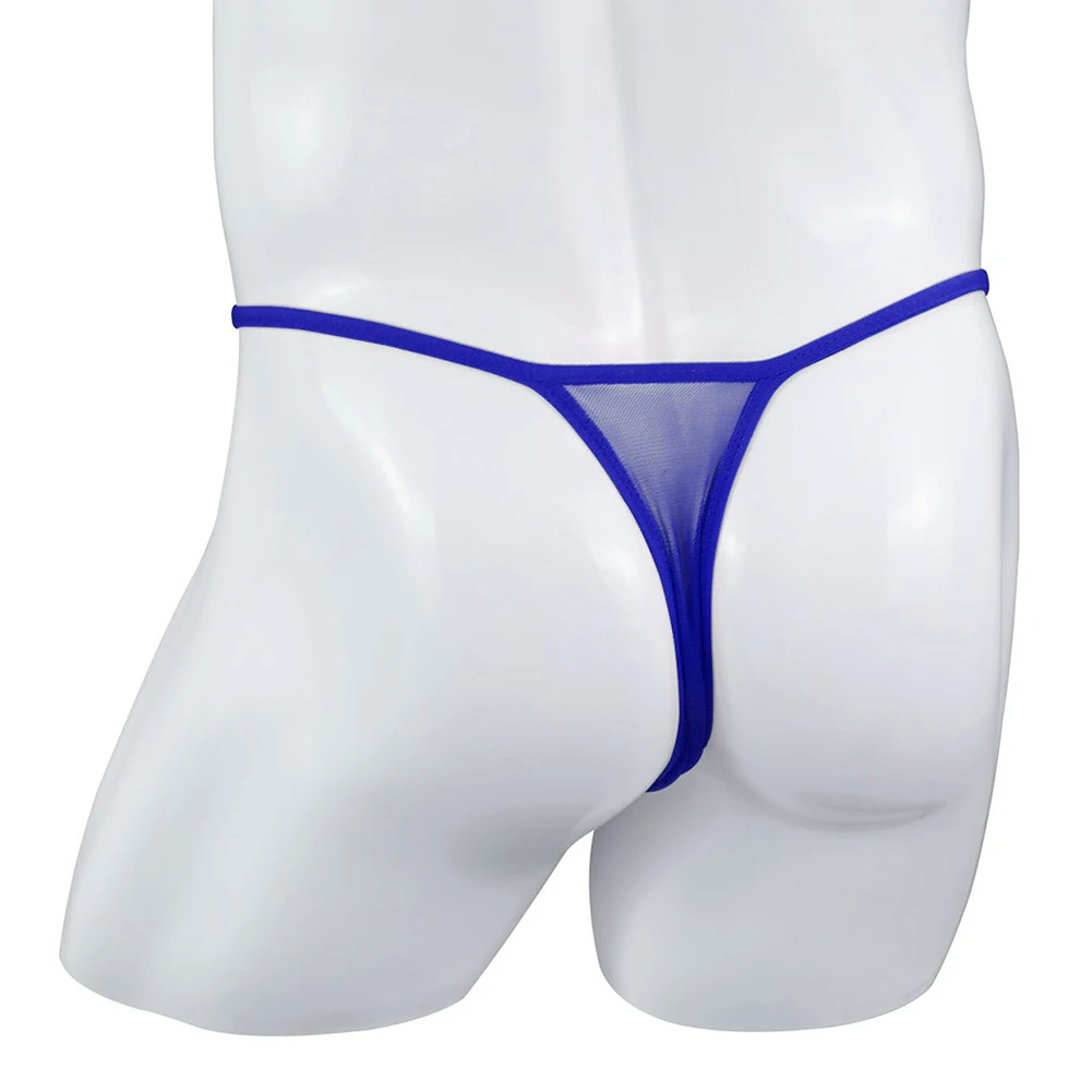 Sexy Mannen String Jockstrap Uitstulpbuidel G-String Laagbouw T-Back Ondergoed Super Mini Onderbroek Ultra-Dunne Ademende Slip