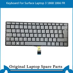 New for Microsoft Surface Laptop 3  4 1868 1872 1953 1954 Keyboard 13.5inch 15inch FR layout Sliver