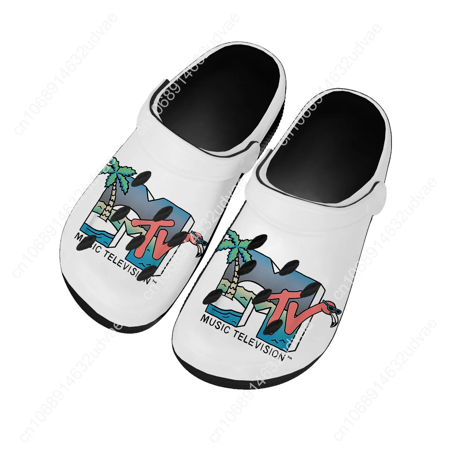 Mtv Music Television Water Shoes Mens Womens High Quality Home Garden Clogs Customizd Sandals Beach Breathable Hole Slippers