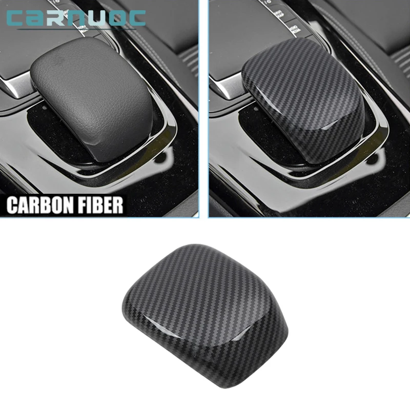 

Car Styling Interior Accessories For Mercedes Benz A Class 2018-2022 ABS Carbon Fiber Gear Head Shift Knob Cover Trim Stickers