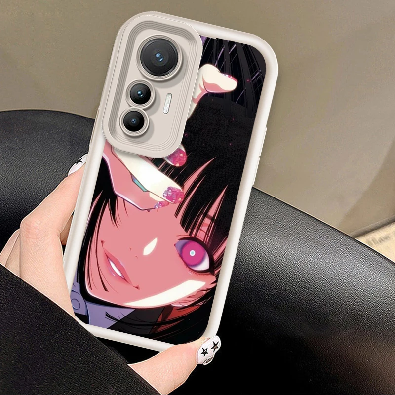 Anime Stimulating Kakeguuis Eye Ladder For Xiaomi MI 14 12T 11 Lite Poco M3 X5 X4 F5 F4 F3 F2 GT Pro 5G Soft Phone Case