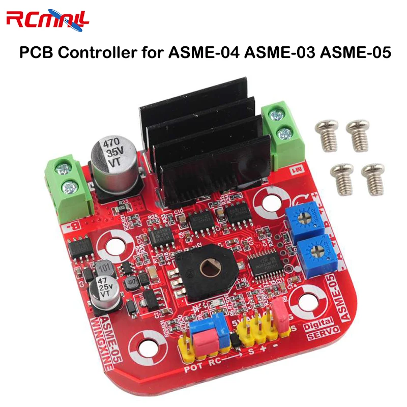 Hoog Koppel Rc Servo DC12-24V 380Kg. Cm Stalen Versnelling Voor Robot Mechanische Arm ASME-05B, Beugel Voor Asmc Asme, Pcb-Controller