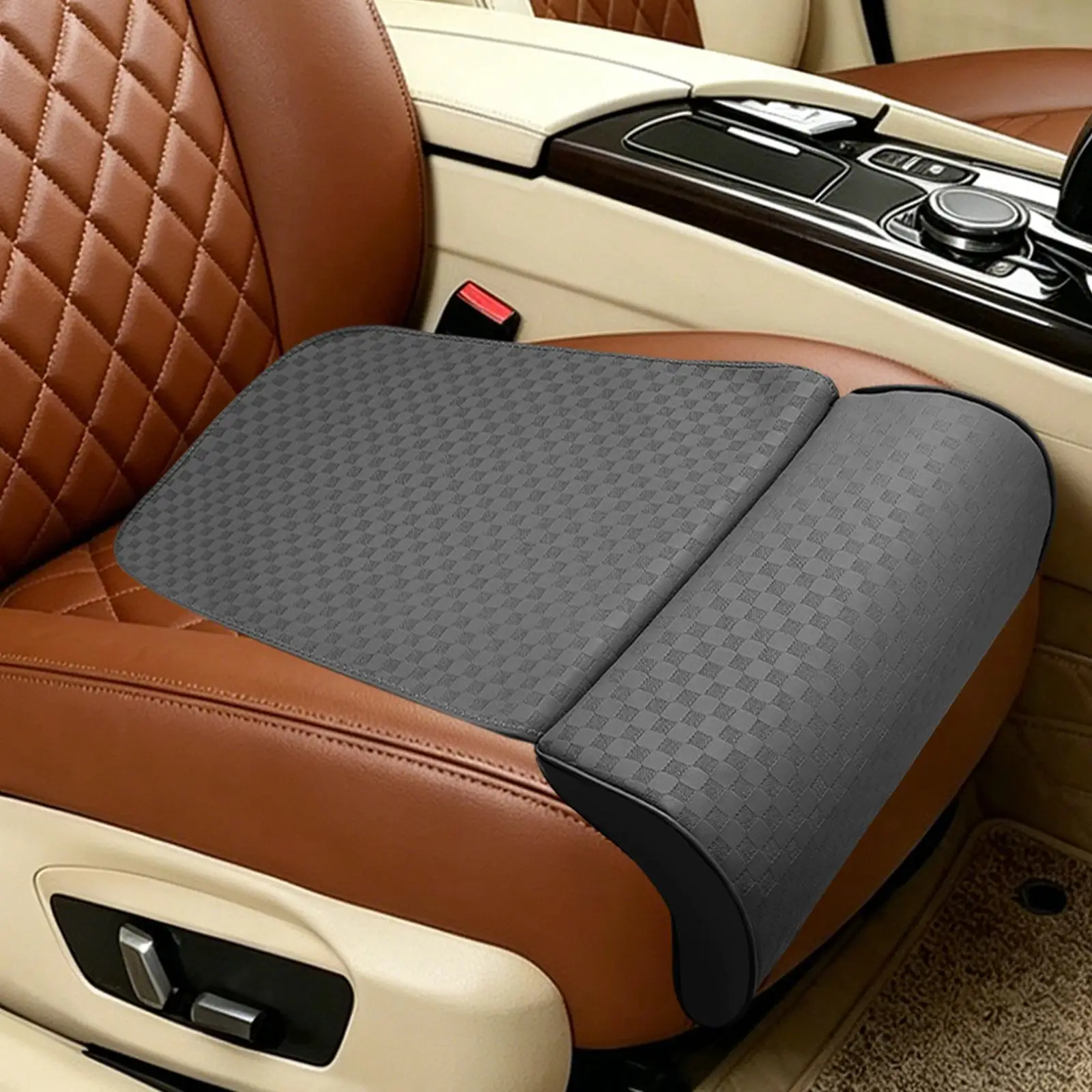 Car Leg Rest Pad Seat Cushion Wear Resistant Lightweight Comfortable Accessories Extended Thigh Pillow Black Sturdy Versatile