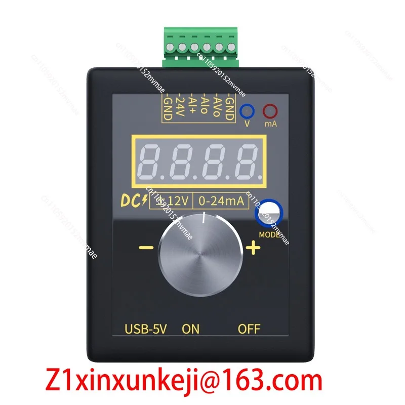 High Precision Handheld Plus or Minus 0-12V/0-4-24 MA Voltage and Current Signal Generator Analog Source Calibrator