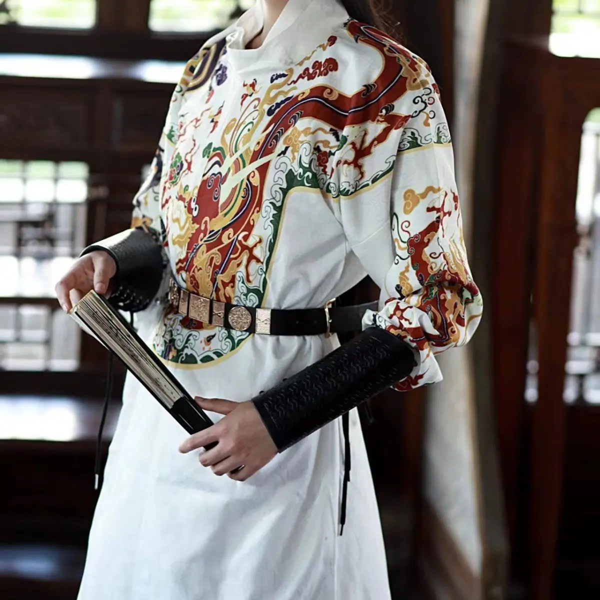 Role-playing Cos Long Yin Tang Dynasty Style Men And Women's Round Neck Long Robe Hanfu, Cp Wind Flying Fish Couple Set