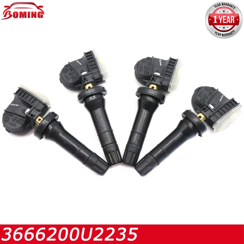 1/4pcs Car  Black New TPMS Tire Pressure Sensor 3666200U2235 For JAC Refine L6MAX M5 M6 R3 S3 S7 T8 For Beijing X7 3666200U1512