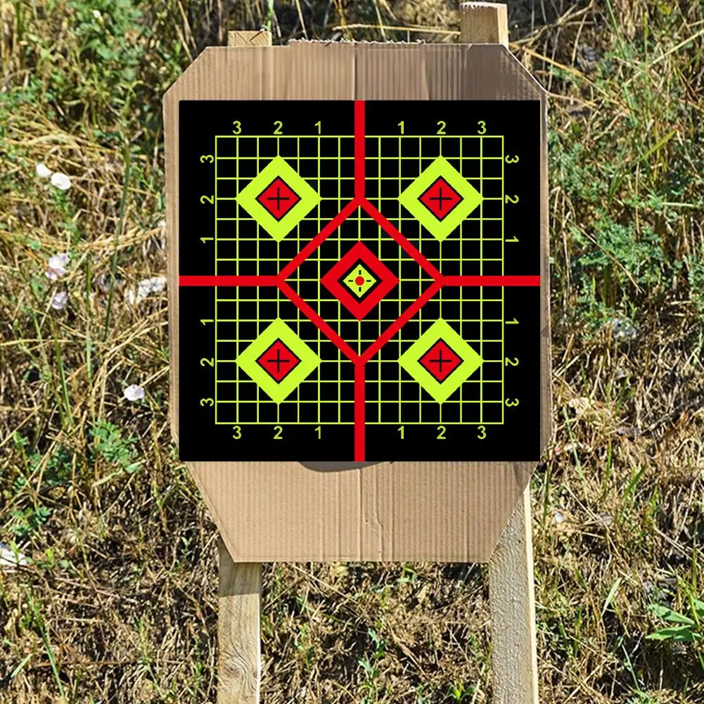 25pcs 8-inch Splatter Adhesive Targets Stickers Archery Training Stickers Shooting Aim Supplies Target Z8f7