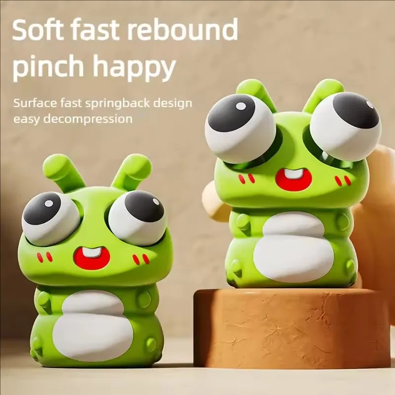 Pop Eye Cartoon Insect Dier Squishy Squeeze Nieuwigheid Speelgoed Squishy Fidgeting Plezier Antistress Volwassen Zintuiglijke Speelgoed Kinderen Speelgoed Geschenken