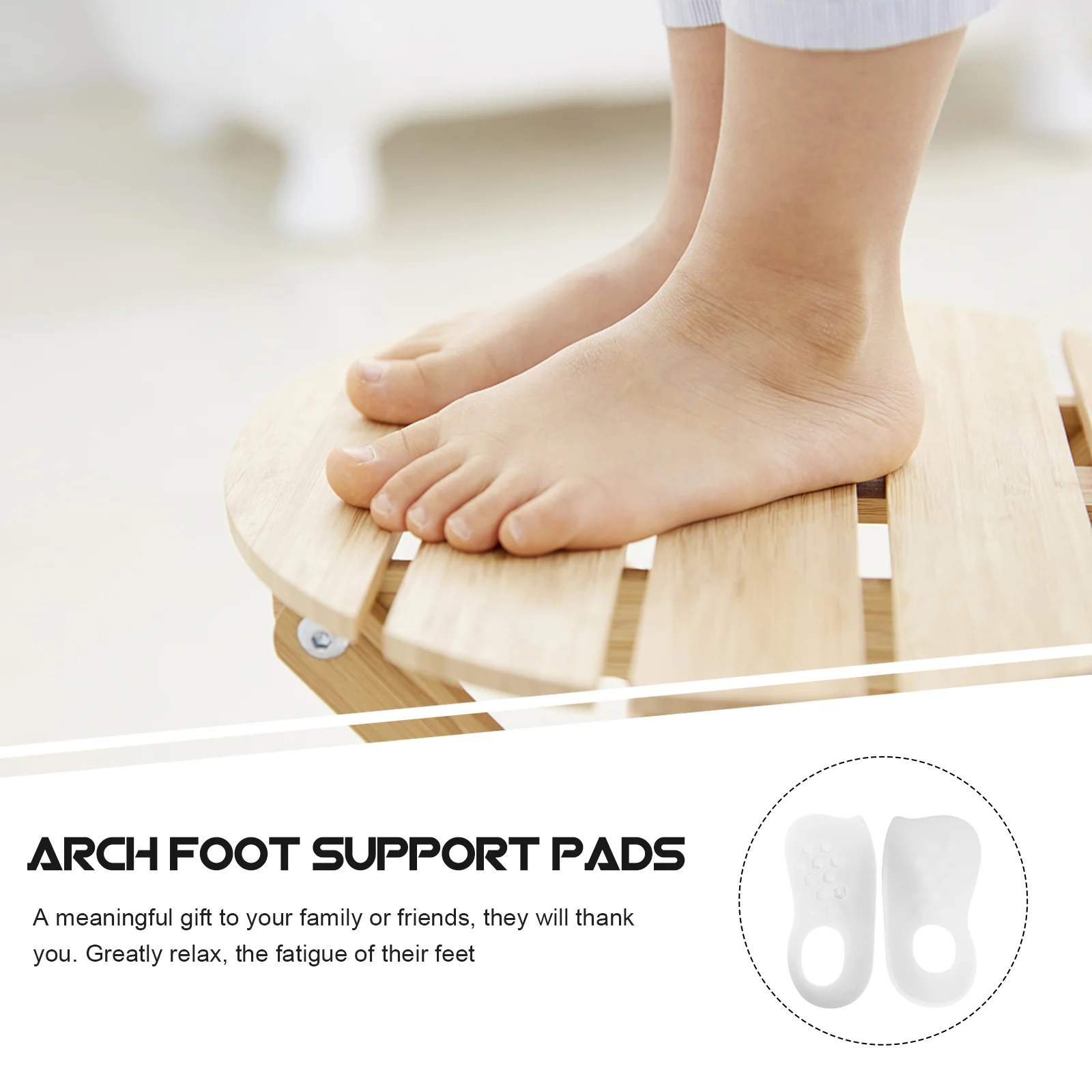 

1 Pair Support Insoles For Flat Feet Orthotic Arch Support Pads Comfortable Insole For Walking Running Sports Foot Care Tools