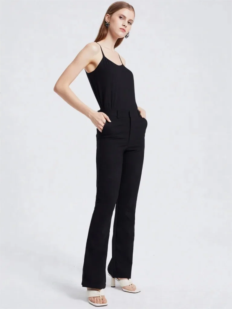 Damen Basic Layering One-Shoulder Camisole, Sommer-Trägertop 40-60kg Einheitsgröße
