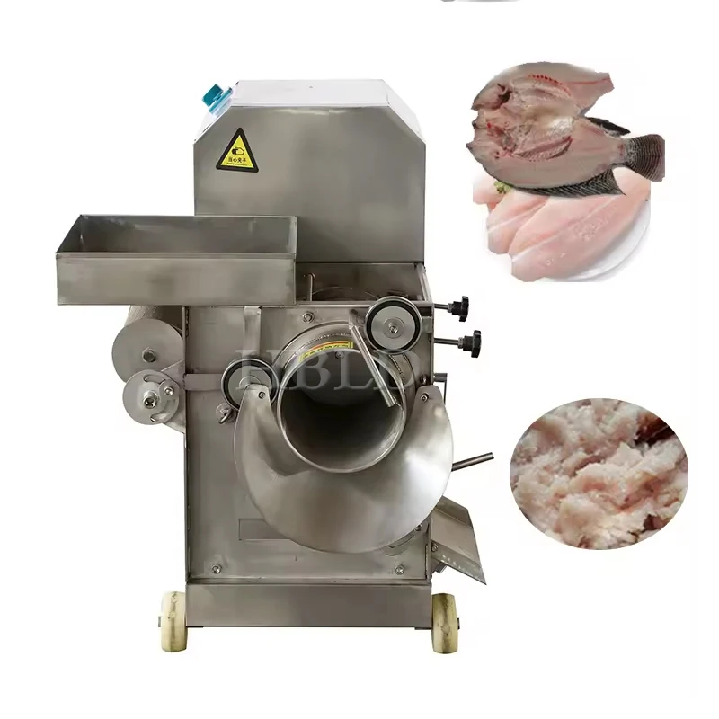 Separador de carne de pescado comercial, Extractor de carne de pescado de acero inoxidable, separador automático de huesos de pescado, 220V/380V