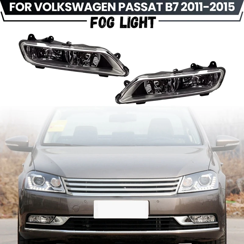 

For Volkswagen VW Passat B7 2011-2015 Front Bumper Fog Light Headlight Fog Lamp 3AA941661B 3AA941662B