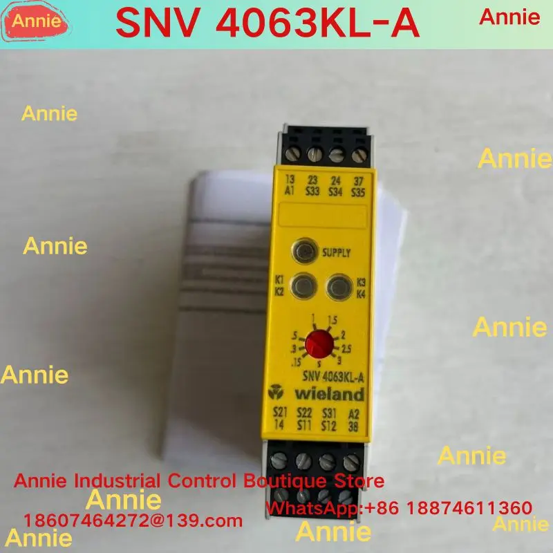 brand-new   SNV 4063KL-A safety relay R1.188.0620.0