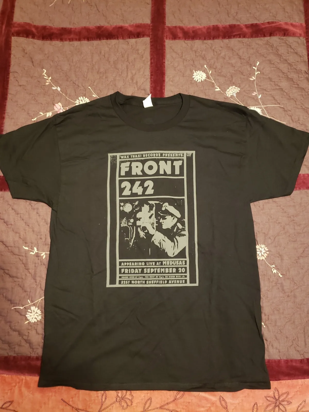 Camiseta Front 242 Ultra Rare 1/300 Limited Propaganda Bundle LG