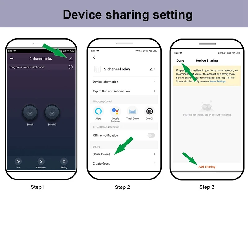 Módulo de interruptor autoblocante de relé de avance lento momentáneo, WiFi de 2 canales, Control por aplicación Smart Life/Tuya