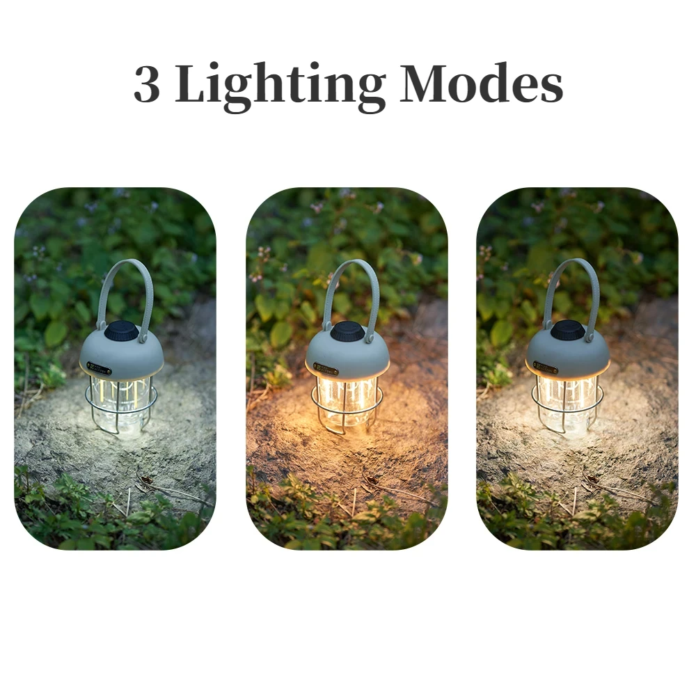 Camping Lamp ,Portable and Waterproof TYPE-C Rechargeable Camping Light ,Flashlight for Outdoor Travel Tent Lamp