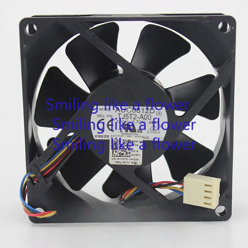 For Geuine Delta 8025 AUC0812D CPU fan PWM speed regulation Chassis fan 12V 0.7A