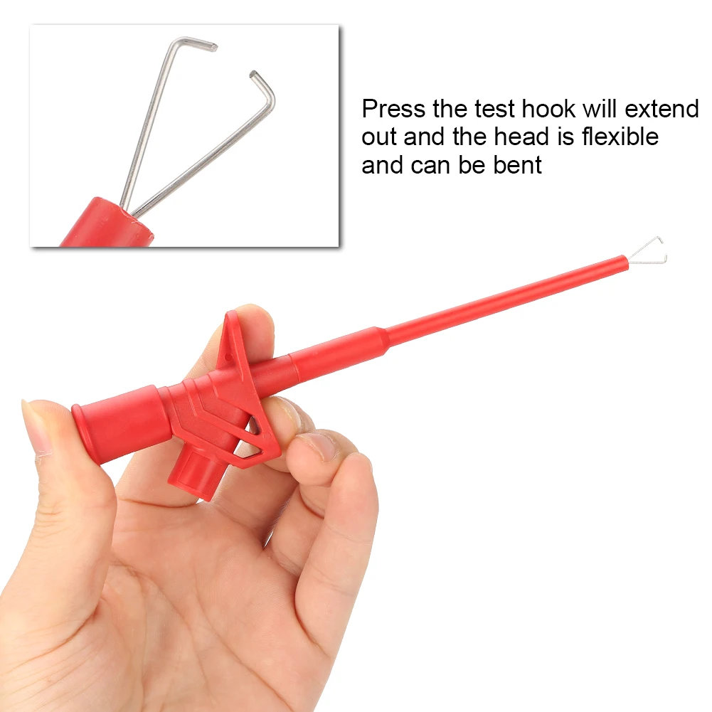 P5004 Probe Test Probe P5004 High Voltage Flexible Test Probe Insulated Quick Professional Test Hook Clip Quick Test Clip