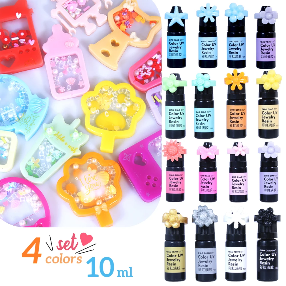 Colors UV Resin, Colored UV Resin with Low Odor And Minimal Bubbles, Suitable for Resin Casting And Coating, Jewelry Making, And