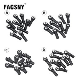 M3 Rod Ends Straight Bent Plastic Link Balls Head Linkage Joint For 1/10 RC Crawler SCX10 D90 TRX4 TRX6 Boat Airplane Part