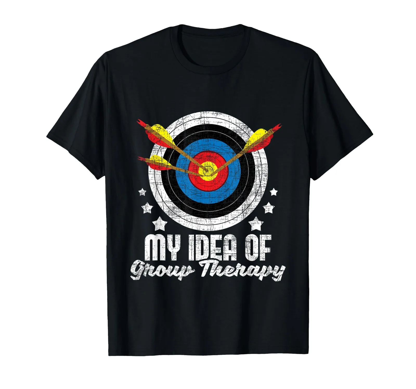 

Archery Lover's Group Therapy T-Shirt for Bowhunting Enthusiasts