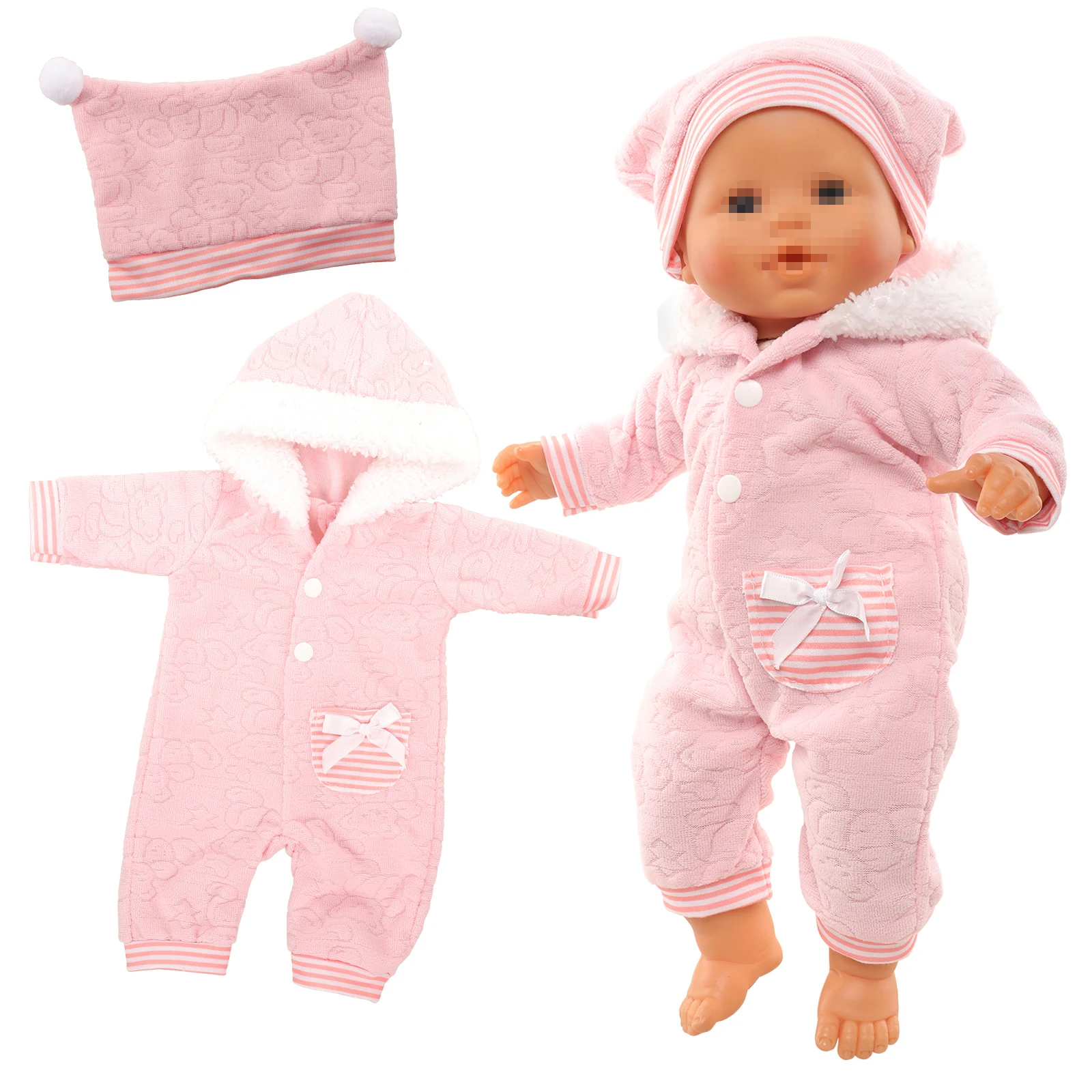 

BARWA New Cotton Pajamas For 17 Inch American Girl Doll 45cm Our Generation Doll, Girl Doll Clothes And Accessories