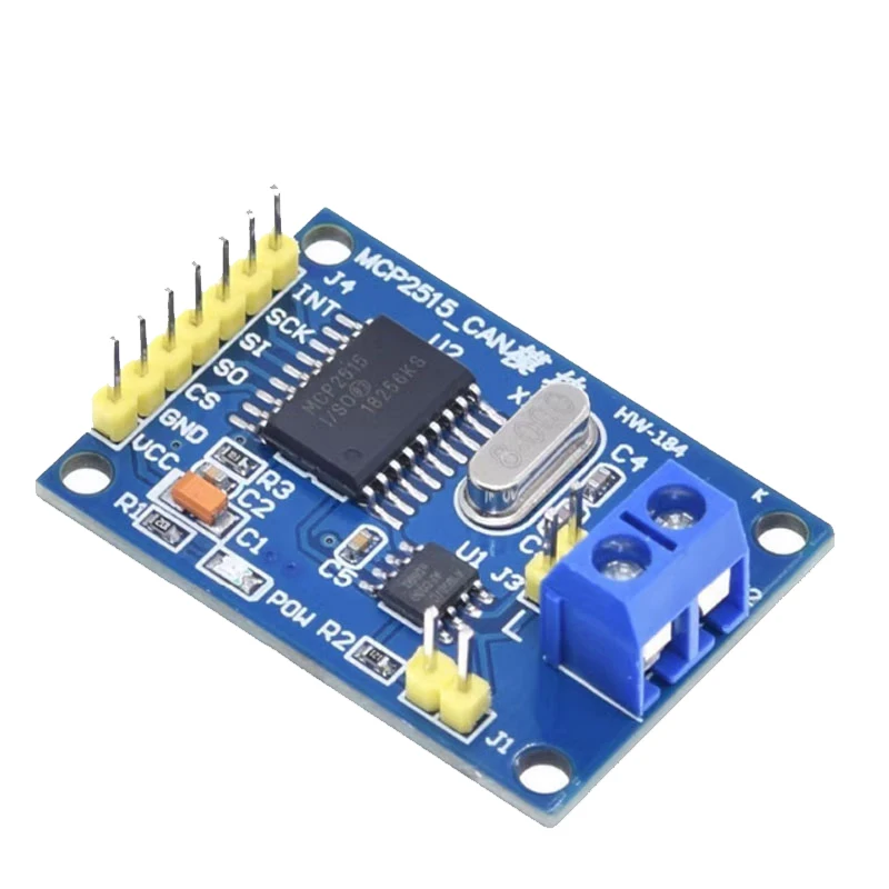 MCP2515 TJA1050 Receiver SPI Protocol-51 Microcontroller Program Routine CAN Bus Module