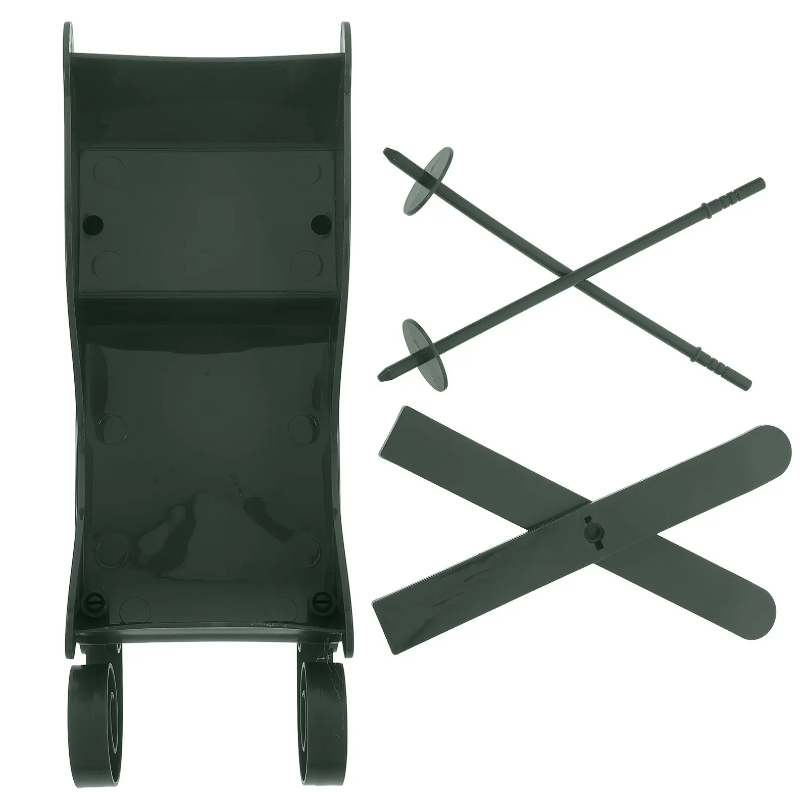 

Christmas Sleigh Car Decorations Mini Sled Adornment Ski Ornaments Desktop Decorate Plastic