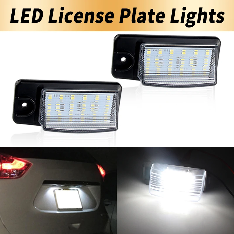 

2X для Nissan Murano Altima Maxima Pathfinder Rogue X-Trail NV1500 для Infiniti Q45 EX-Series FX-Series светодиодный светильник номерного знака