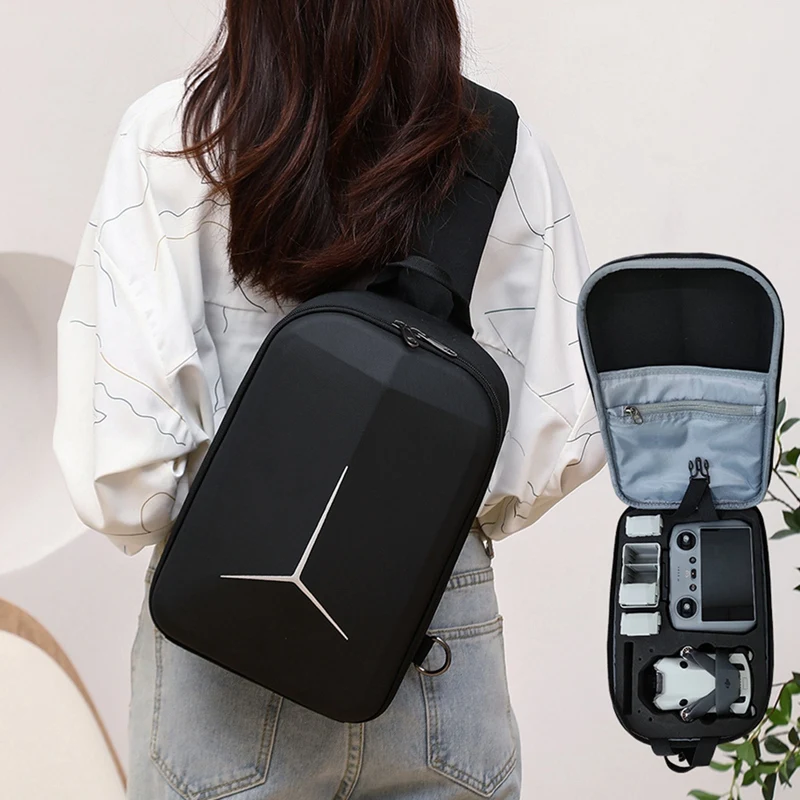 For DJI MINI 4 Pro Bag Storage Case Backpack Messenger Chest Bag Portable Fashion Box For Mini 4 Pro Shoulder Bag